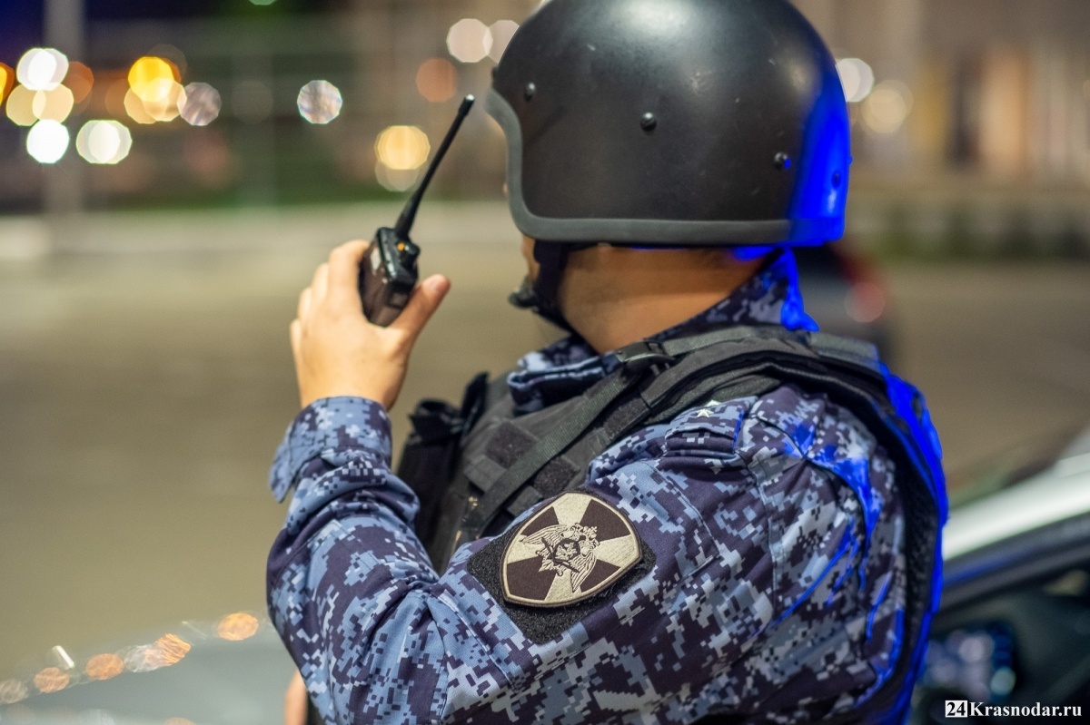 Конфликт с применением травматического оружия пресекли росгвардейцы на Кубани