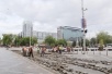 Замена плитки на асфальтобетон