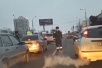 Гаишники устроили пробки на выездах из города