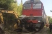 Поезд врезался в трактор