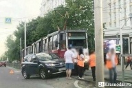 RAV-4 против трамвая