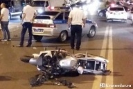 Ночью разбился байкер (ВИДЕО)