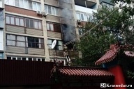 Сгорела квартира (ВИДЕО)