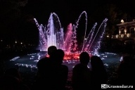 Торжественное открытие фонтанов в Краснодаре
