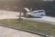 Пожилой водитель не уступил дорогу