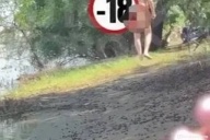 Пожилой нудист