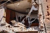 Повреждены более 90 домов и два зерновых терминала