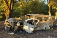 Влетел в дерево, машина загорелась, погибли двое