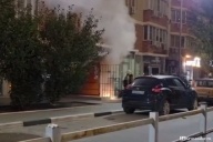 Ночной пожар на улице Куникова