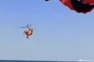 Оборвало трос парашюта