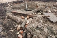 Шпала в коллекторе